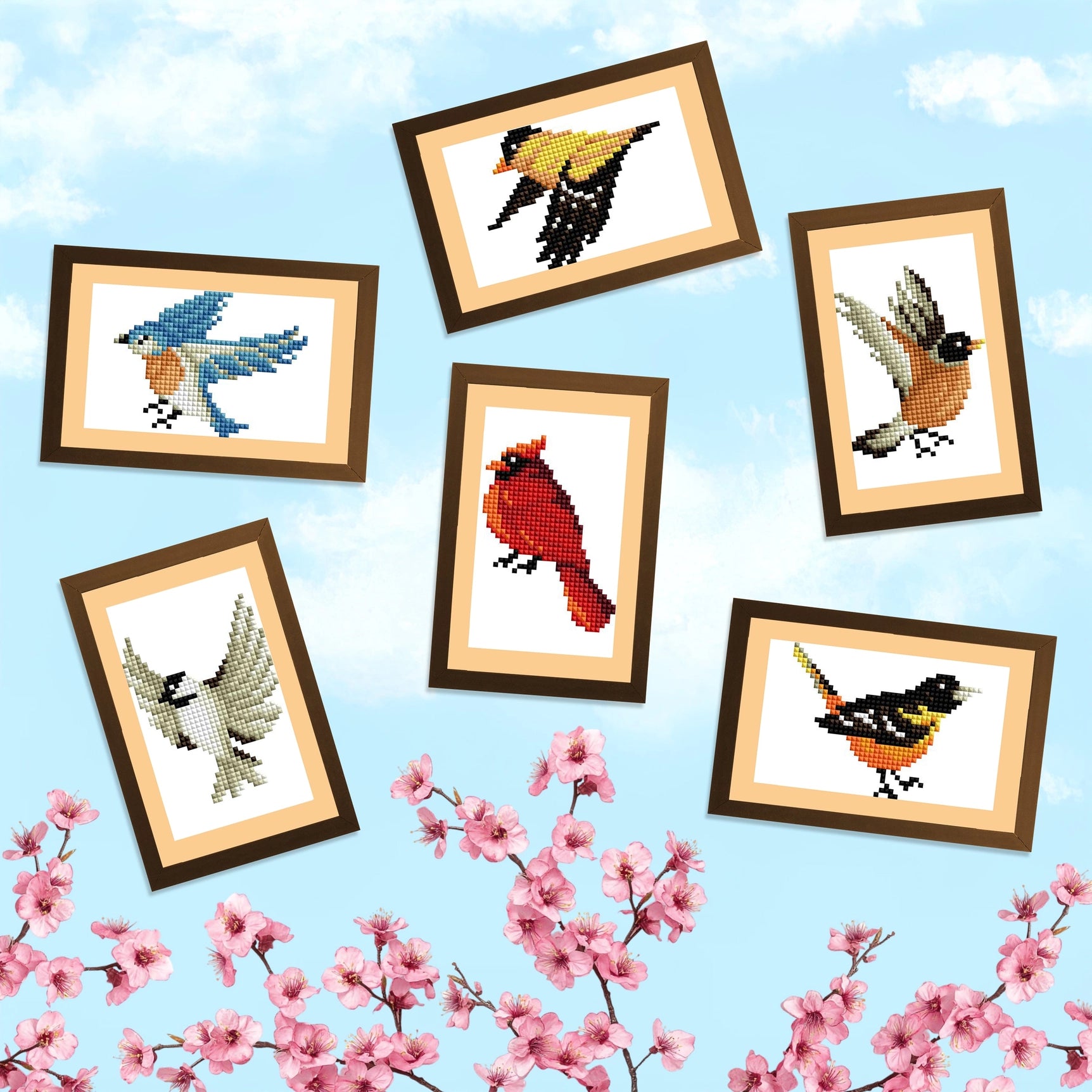 Diamond Art Club Mini Dazzles™ - Spring Birds (6 Pk)